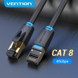 Ethernet-кабель Vention Cat8 STTP 40 Гбит/с 2000 МГц Cat 8 RJ45 Сетевой патч-корд Lan для модема-маршрутизатора Интернет RJ 45 Ethernet-кабель