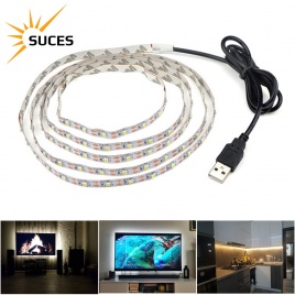 Светодиодные ленты USB 5 В постоянного тока 2835, белые, теплые, белые светодиодные ленты Tira, лента для фонового освещения телевизора, лента для домашнего декора, лампа 1-5 м