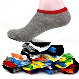 PLOFR-Bmix3 Хлопковые короткие носки с мелким отворотом Мужские мужские носки из полиэстера