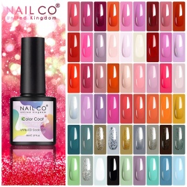 NAILCO 8 мл розовый красный цвет гель лак для ногтей лаки для дизайна ногтей гель-лак покрытие дизайн УФ-гель лак Soak Off светодиодный маникюр для ногтей