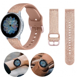 Силиконовый ремешок 20 мм для Samsung Galaxy watch 3 41 мм/42 мм/Active 2/Gear Sport ремешок для часов браслет для Huawei Watch GT2 42 мм ремешок