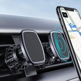 Магнитный автомобильный держатель для телефонов, универсальный автомобильный держатель на вентиляционное отверстие для iPhone 12, крепление для мобильного телефона для samsung Xiaomi