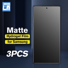 1-3 шт. матовая гидрогелевая пленка без отпечатков пальцев для Samsung Galaxy Note 10 9 8 S20 S10 S9 S8 Plus S21 S22 ультрамягкая защитная пленка для экрана