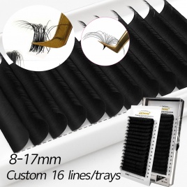 Abonnie Individual Classic Наращивание ресниц C/D Curl Lashes Extension Russian Volume Lashes Matte Faux Mink Professional Cilios