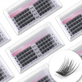 MUSELASH DIY кластеры наращивание ресниц ласточкин хвост сегментированные ресницы 48 объем натуральные сегментированные пучки ресниц