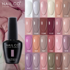 NAILCO 131 Цвета Vernis Полупостоянный УФ-лак Гель-лак для ногтей для дизайна ногтей Гель для маникюра Дизайн TOP BASE Лак Гибрид