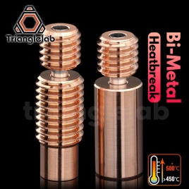 Trianglelab Bi-Metal Heatbreak Bimetal Heat Break для V6 HOTEND Блок нагревателя для Prusa i3 MK3 Break 1,75 мм нить накаливания гладкая