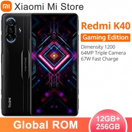 Global ROM Смартфон Xiaomi Redmi K40 Gaming Edition 5G 12 ГБ + 256 ГБ ROM Размер 1200 Восьмиядерный 120 Гц Дисплей 67 Вт Зарядка