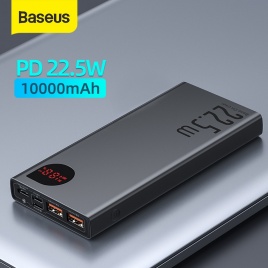 Baseus Power Bank 10000 мАч с 20 Вт PD Быстрая зарядка Powerbank Портативное зарядное устройство PoverBank для iPhone 12Pro Xiaomi Huawei