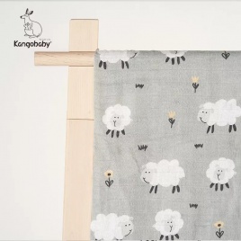 Kangobaby70% Bamboo + 30% хлопок детские пеленальные пеленки хлопковые детские муслиновые пеленальные одеяла новорожденных большой подгузник бамбуковое муслиновое одеяло