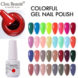 Гель-лак Clou Beaute, органические ногти, полупостоянный лак, верхнее покрытие, УФ-лак для ногтей, набор цветов, геллак, гель для ногтей, художественный маникюр