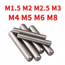 M1.5 M2 M2.5 M3 M4 M5 M6 M8 Цилиндрический штифт, фиксирующий дюбель из нержавеющей стали 304
