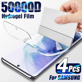 4 шт. гидрогелевая пленка на защитную пленку для экрана Samsung Galaxy S20 S10 S22 S21 Plus Ultra Fe Защитная пленка для экрана Note 20 10