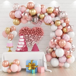 Воздушный шар Macaron, гирлянда, арочный комплект, украшение для первого дня рождения, детский воздушный шар для свадьбы, дня рождения, детский душ, конфетти, латексный шар