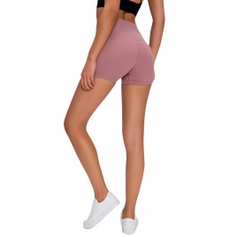NWT женские спортивные шорты для йоги, однотонные спортивные шорты с защитой от пота, женские мягкие хлопковые шорты с высокой талией, фитнес-шорты для йоги