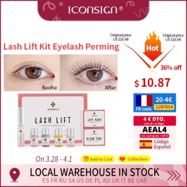 Дропшиппинг Lash Lift Kit Ресницы Perm Lash Lifiting ICONSIGN Набор для завивки ресниц Усилитель для ресниц Макияж для глаз Можно сделать ваш логотип