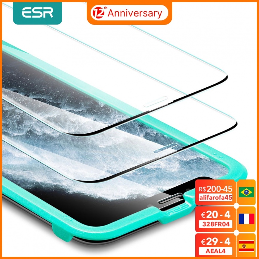ESR для iphone 13 Pro Max iPhone SE 2020 Защитная пленка для экрана из закаленного стекла HD для iPhone 11 12 13 Glass SE3 2022 XR X XS Mini фото 1