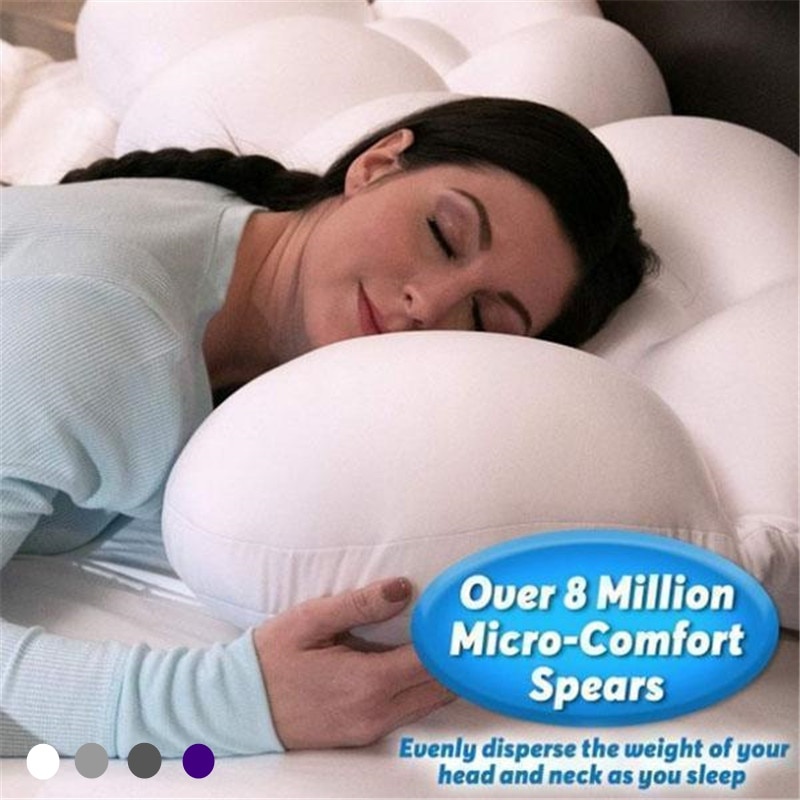 Универсальная подушка для сна Яйцо Sleeper Пена с эффектом памяти Мягкая ортопедическая подушка для шеи Освобождение от боли 3D-подушка для шеи Micro Airball Глубокий сон фото 1