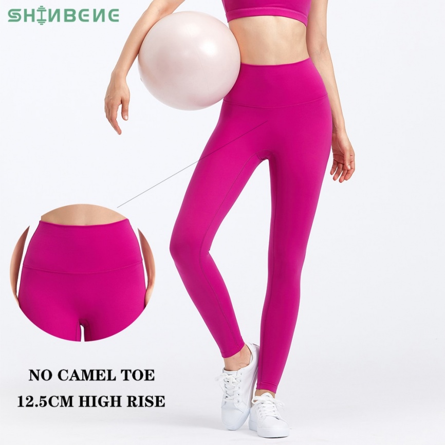SHINBENE CLASSIC 5,0 с высокой посадкой (12,5 см) + без переднего шва, спортивные штаны для йоги, леггинсы для женщин, леггинсы для тренажерного зала и фитнеса фото 1