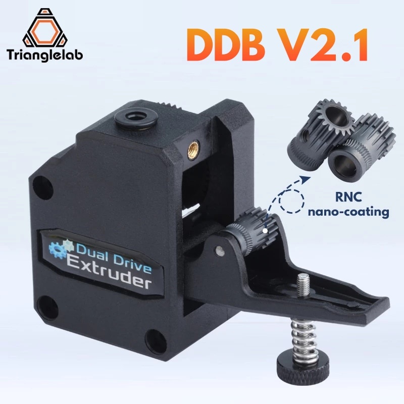 Экструдер Trianglelab RNC с нанопокрытием DDB V2.1 Экструдер Bowden с двойным приводом Экструдер для 3D-принтера Ender3 CR10 TEVO MK8 фото 1