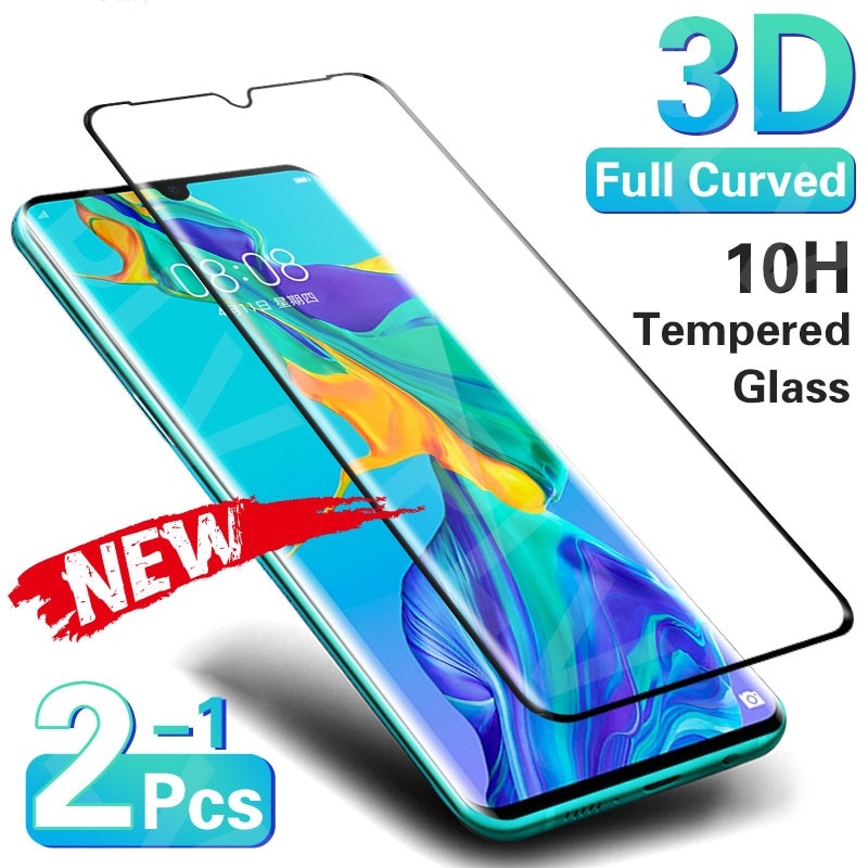 3D изогнутое закаленное стекло на защитной пленке для экрана для Huawei P30 P40 Pro P20 Lite закаленное стекло для Huawei Mate 20 Pro 30 Lite фото 1