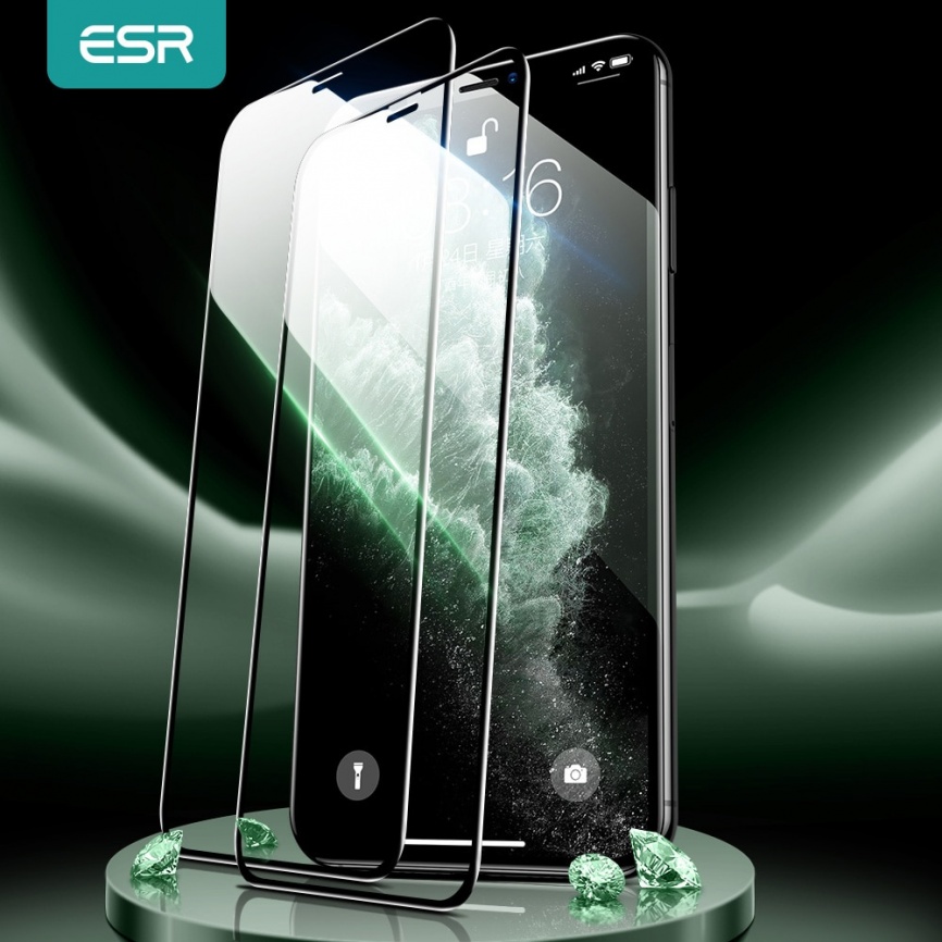 ESR для iPhone 13 12 Pro Max Защитная пленка для экрана для iPhone SE 2022 Закаленное стекло для iPhone 11 Pro X XR XS Max 11 8 7 Пленочное стекло фото 1