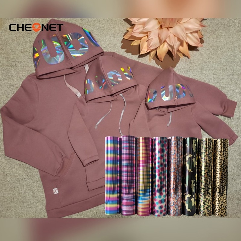 Бесплатная доставка, оптовая продажа, 1 лист, 20 см x 25 см, металлическая теплопередача, виниловый рулон, камуфляж, железо на пленке, футболка HTV фото 1