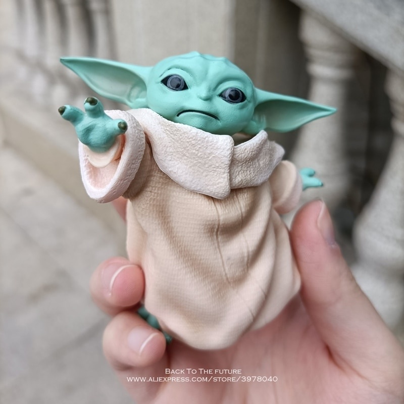 Disney Star Wars 8 см Toy Master Baby Yoda Darth PVC Action Figure Anime Figures Collection Doll mini Toy model for kids gift фото 1