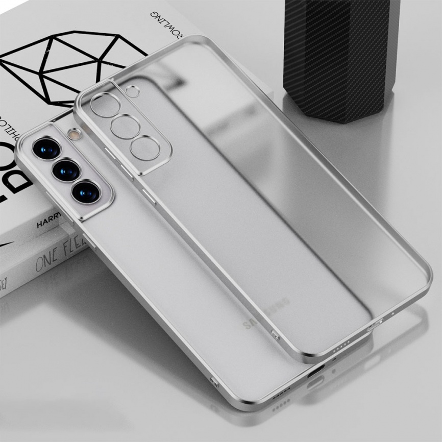 Прозрачный чехол для телефона Samsung S22 Ultra Plus, матовые задние чехлы для Samsung S21 Plus, ультрапрозрачный чехол для Galaxy S21 S 22 FE фото 1
