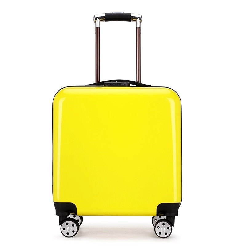 Удивительное качество Candy-Colored Small Mini Trolley Case Легкий посадочный ящик со скидкой Горячие продажи 18 дюймов фото 1