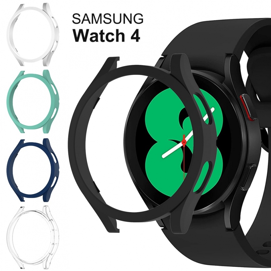 Чехол для часов Samsung Galaxy Watch 4 40 мм 44 мм, матовый чехол для ПК, универсальный защитный бампер для Galaxy Watch4 фото 1
