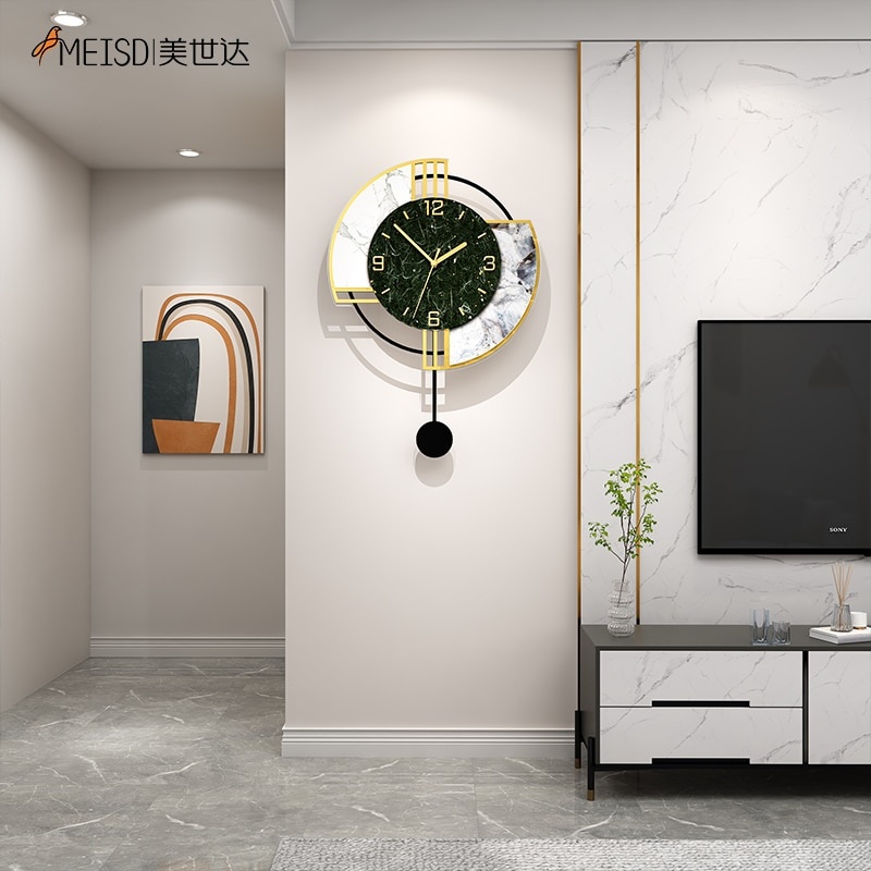 Акриловые бесшумные настенные часы MEISD, современный дизайн, настенный декор, заводные часы, креативное украшение для дома, Horloge Murale, бесплатная доставка фото 1