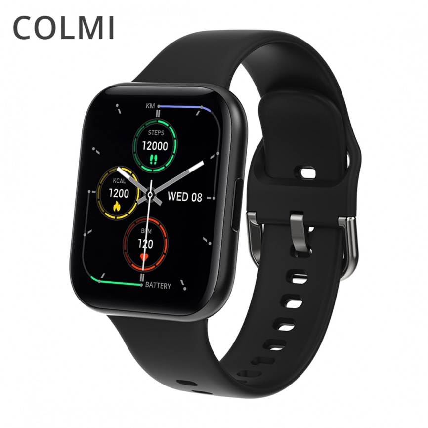 COLMI P8 SE Plus 1,69-дюймовые Смарт-часы Мужчины IP68 Водонепроницаемый Полный Сенсорный Фитнес-Трекер Женские Смарт-часы для телефона Xiaomi iPhone фото 1