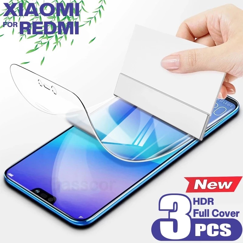 3 шт. гидрогелевая пленка на защитную пленку для экрана для Xiaomi Redmi Note 10 9 11 Pro 11s Защитная пленка для экрана Poco X3 F3 MI 12x 11t Pro фото 1