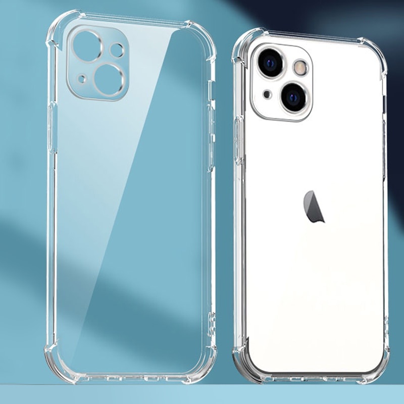 Толстый прозрачный чехол для телефона для iPhone 13 11 12 Pro Max, противоударный чехол для iPhone SE 3 2020 Xs Max XR X 7 8 Plus, чехол фото 1