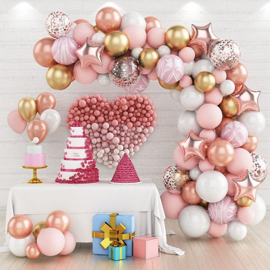Воздушный шар Macaron, гирлянда, арочный комплект, украшение для первого дня рождения, детский воздушный шар для свадьбы, дня рождения, детский душ, конфетти, латексный шар фото 1