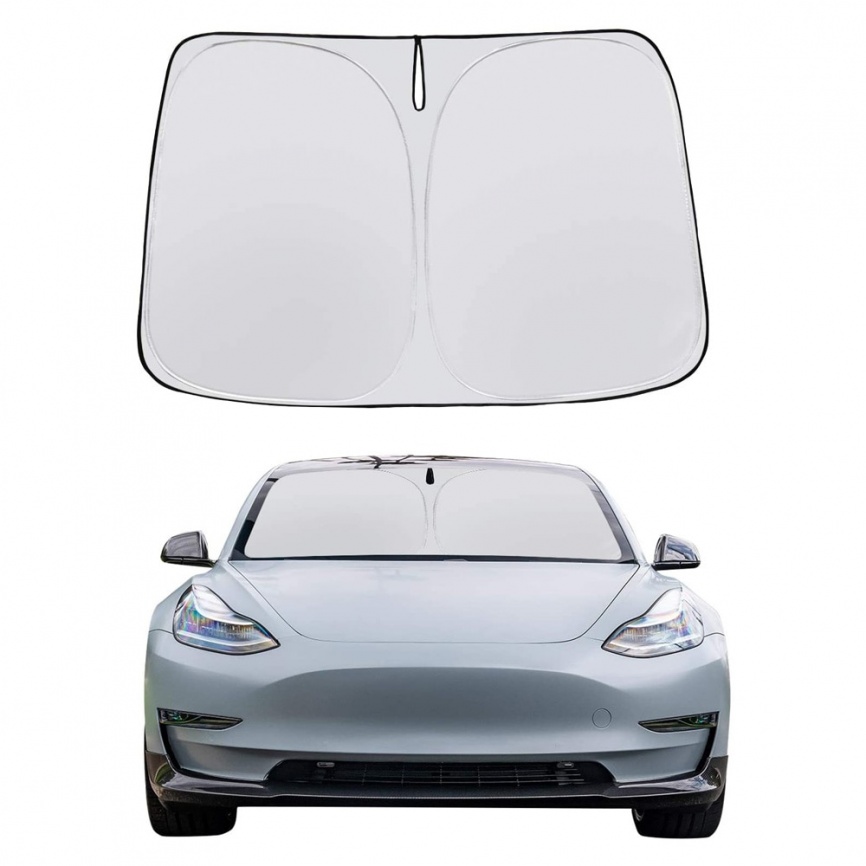 Лобовое стекло автомобиля, солнцезащитный козырек, козырьки, переднее окно, солнцезащитный зонт, Coche для Tesla Model 3 Y, аксессуары для солнцезащитных козырьков, новинка фото 1