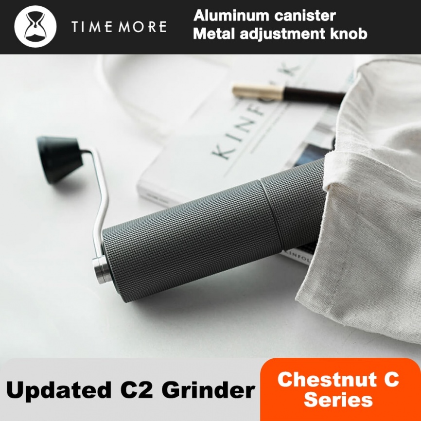 TIMEMORE Chestnut C2 Upgrade Ручная кофемолка Портативная высококачественная ручная мельница с двойным позиционированием подшипника фото 1